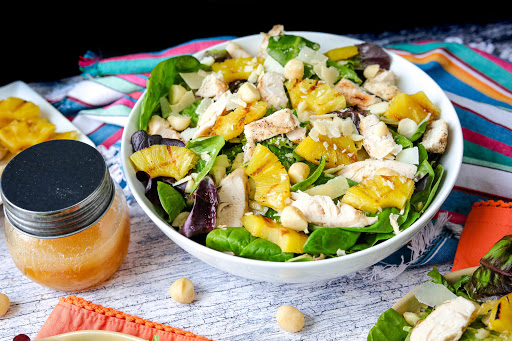 Hawaiian Summer Grill Salad ready to be served.