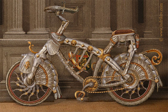 Boris Indrikov’s medieval bicycle from Château Gaillard